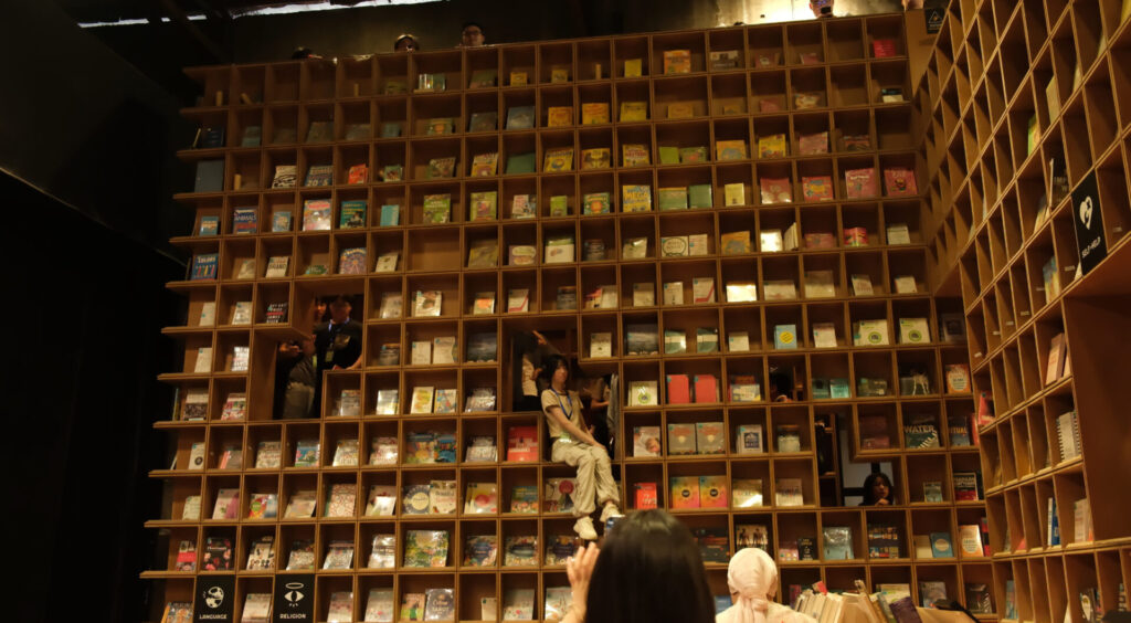 本屋の写真スポット