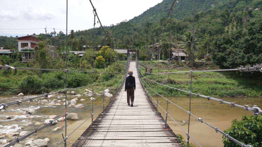 写真スポットの橋