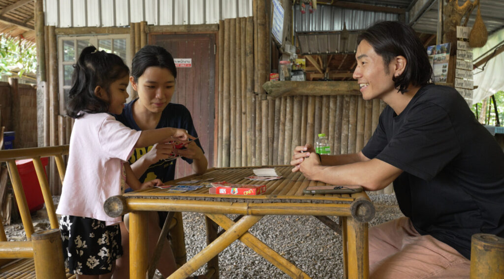 子供と一緒にカードゲーム