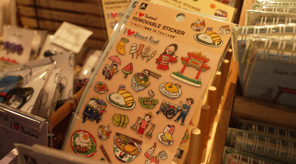 可愛らしいステッカー