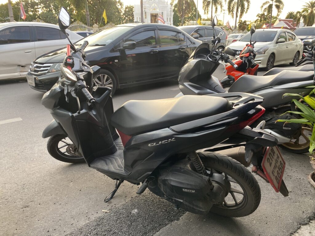 レンタルしたバイク