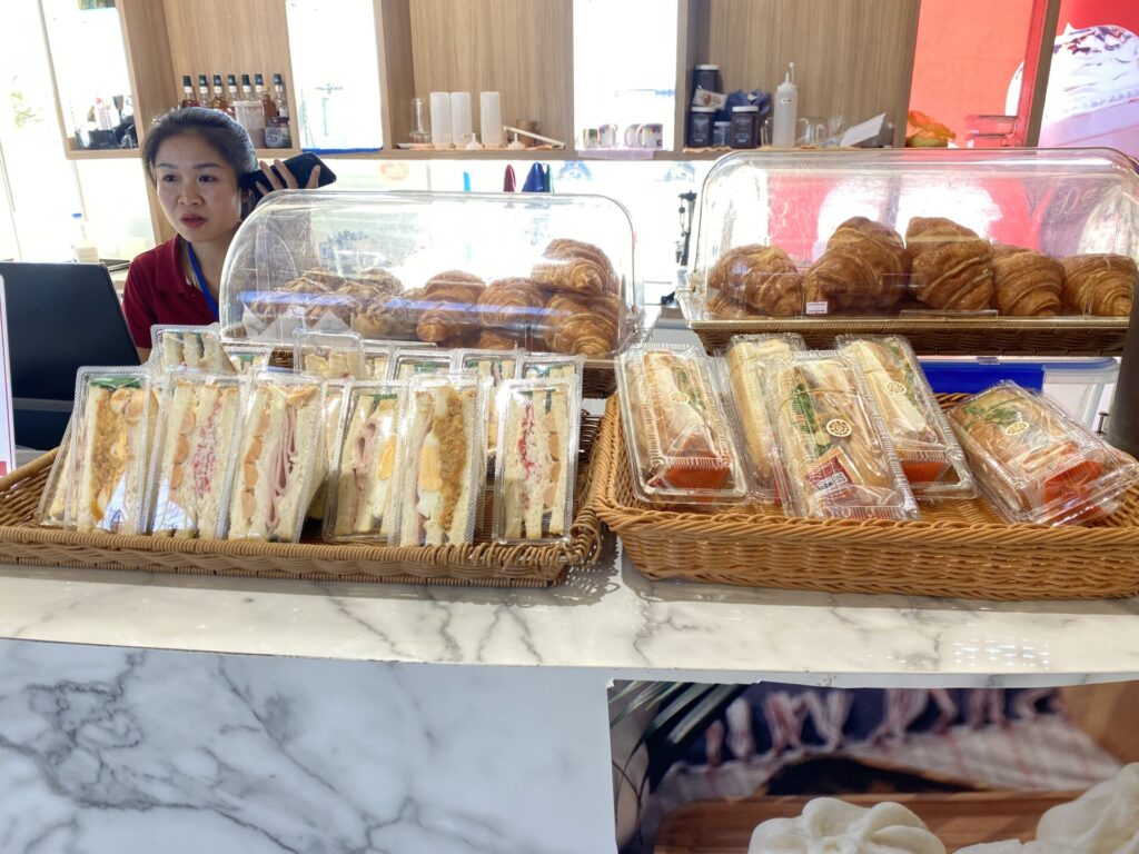 売り場のサンドウィッチ