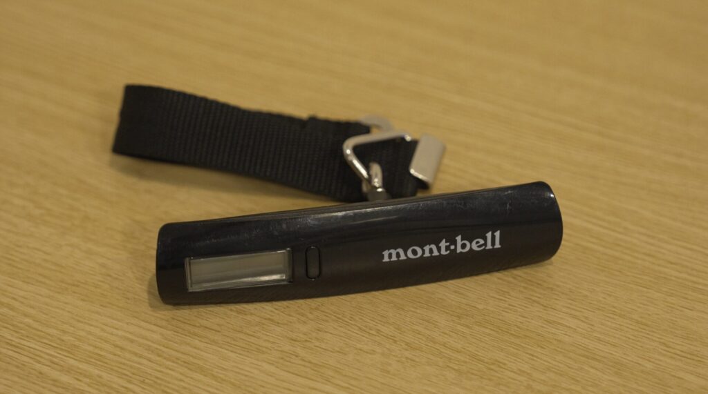 Montbellのハンディスケール